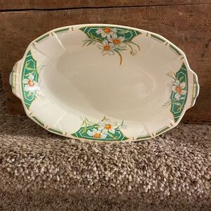 Floral Oval Serving Platter